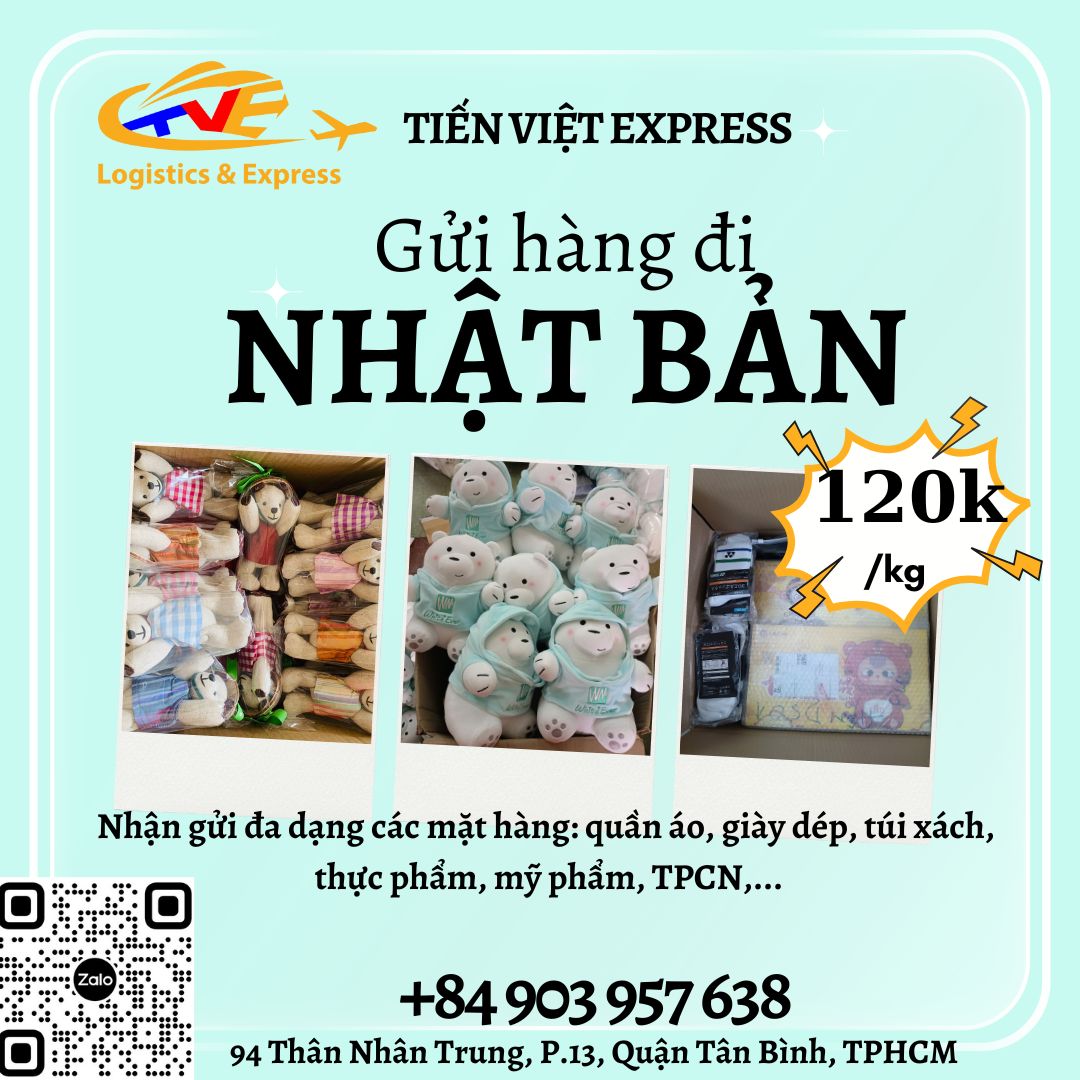 Gửi hàng đi Nhật Bản  - Tiến Việt Express